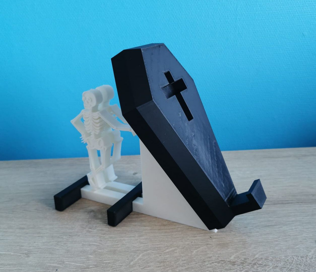 Skeletons phone stand