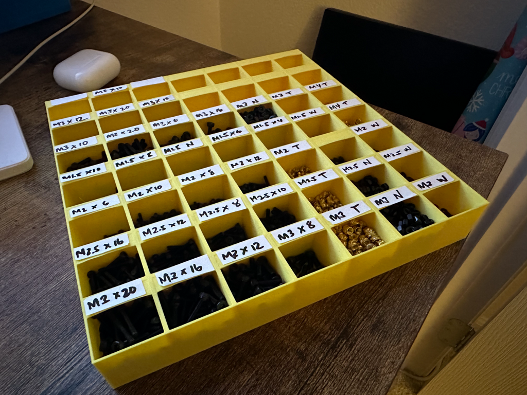 Nuts and Bolts Organizer