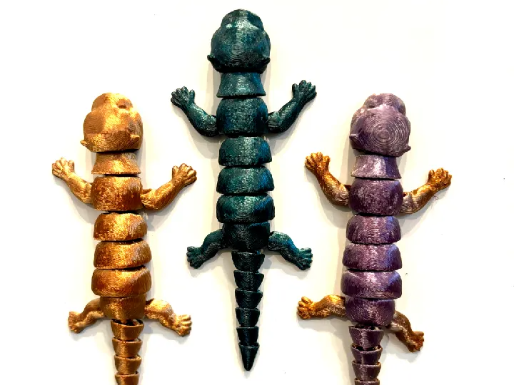 Cute Articulated Baby Otter Magnet