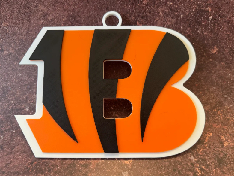 Cincinnati Bengals Oversized Necklace Logo