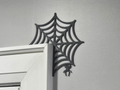 Halloween Door Corner Spiderweb