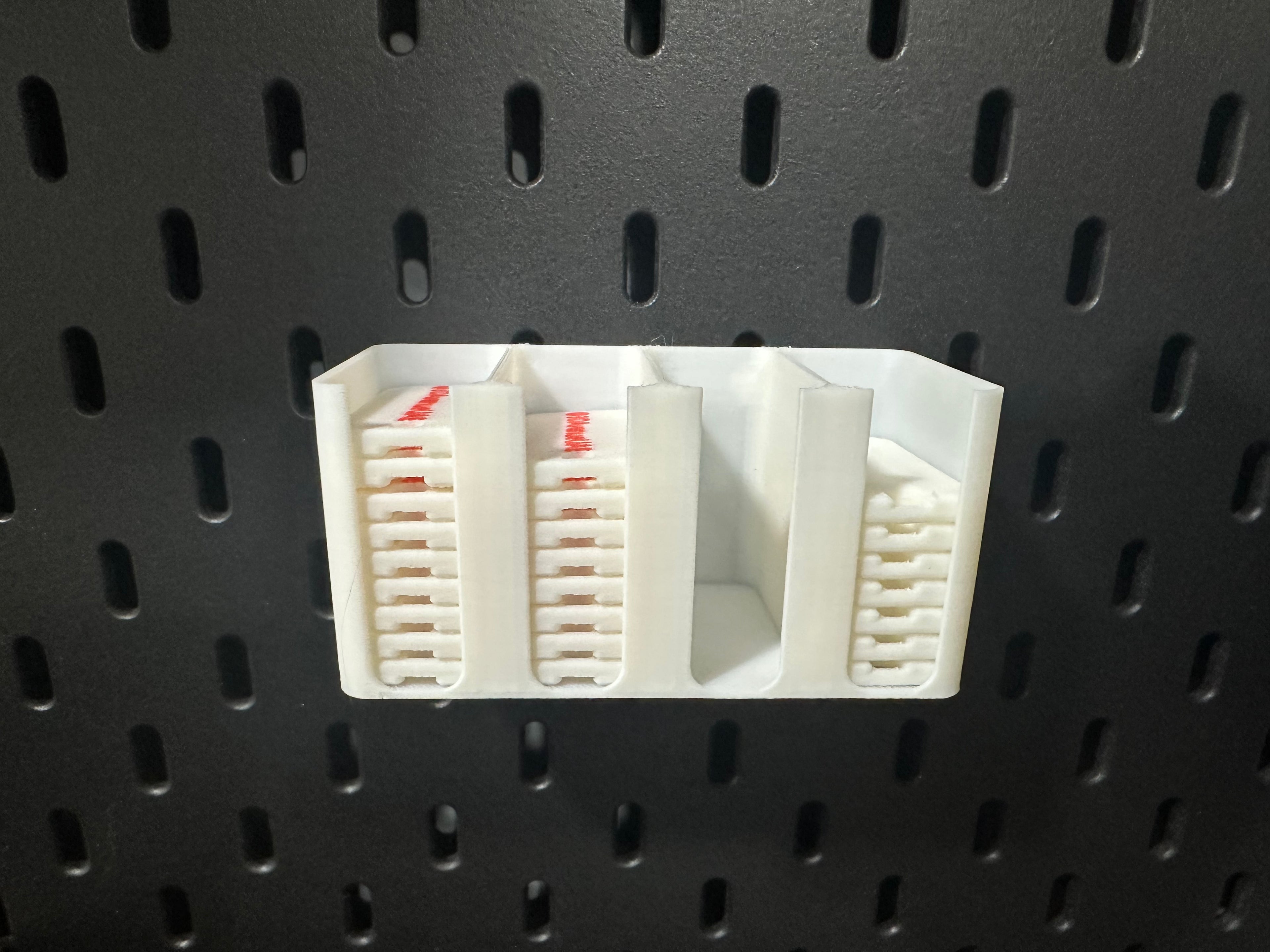 Flat Pocket Whistle Storage Box Ikea Skadis Mount