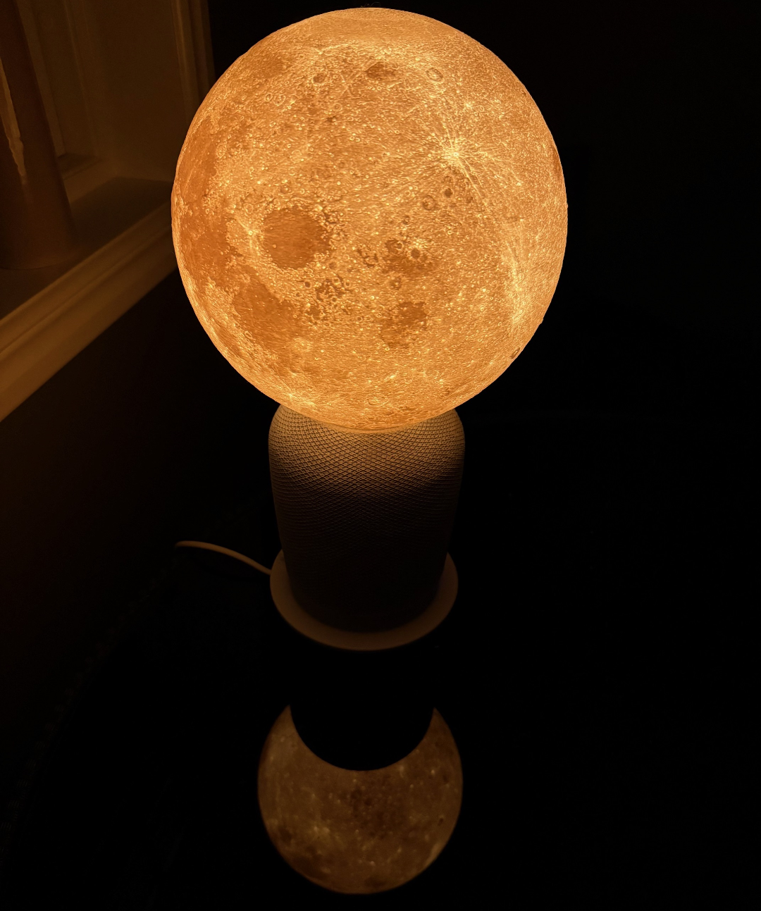 IKEA symfonisk base for SVS NASA Moon Globe