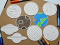 Space Planet Coloring Creative DIY Set Stars