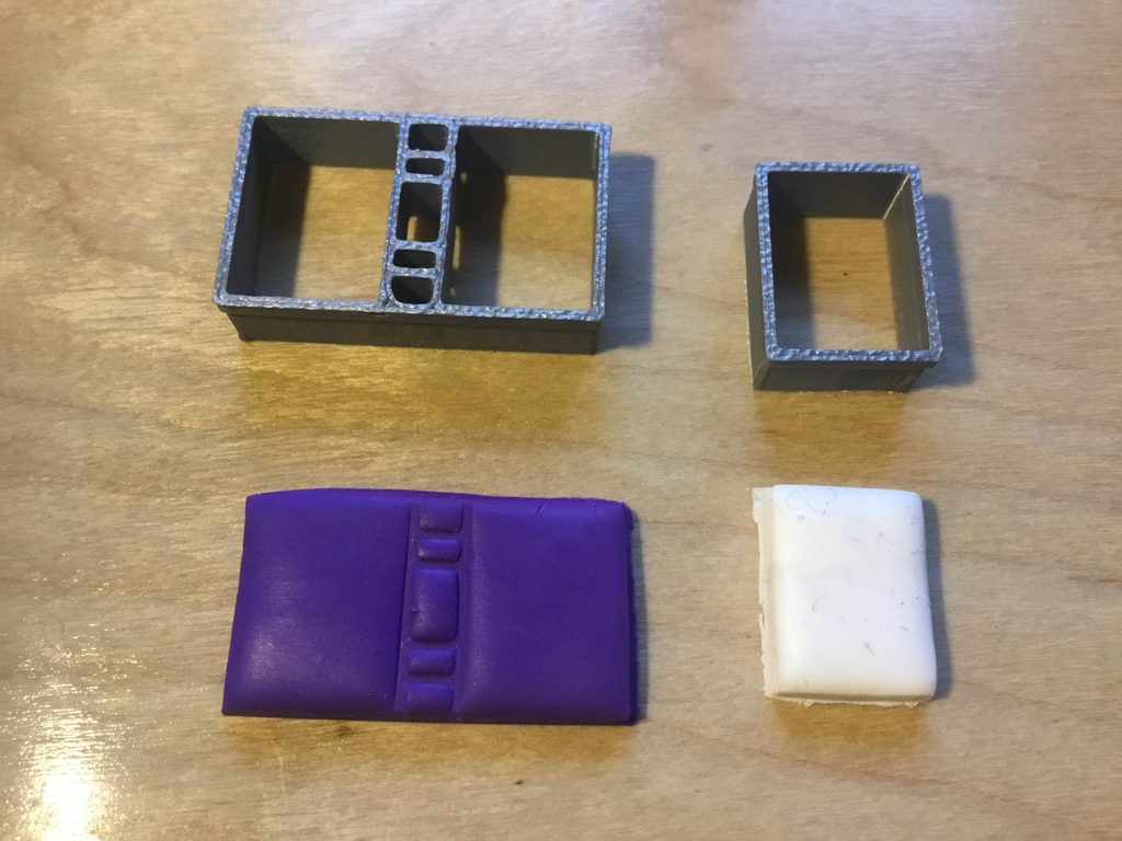 small book polymer clay cutter for jewellery