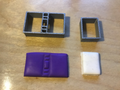 small book polymer clay cutter for jewellery