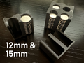 Gridfinity Magnet Holders 12mm & 15mm
