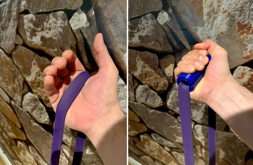 Workout rubberband handle