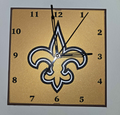 New Orleans Saints Clock Face