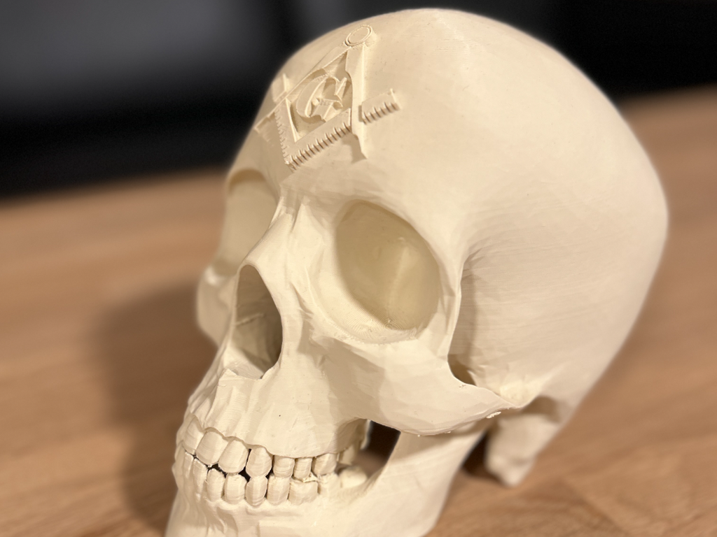 Masonic skull with logo