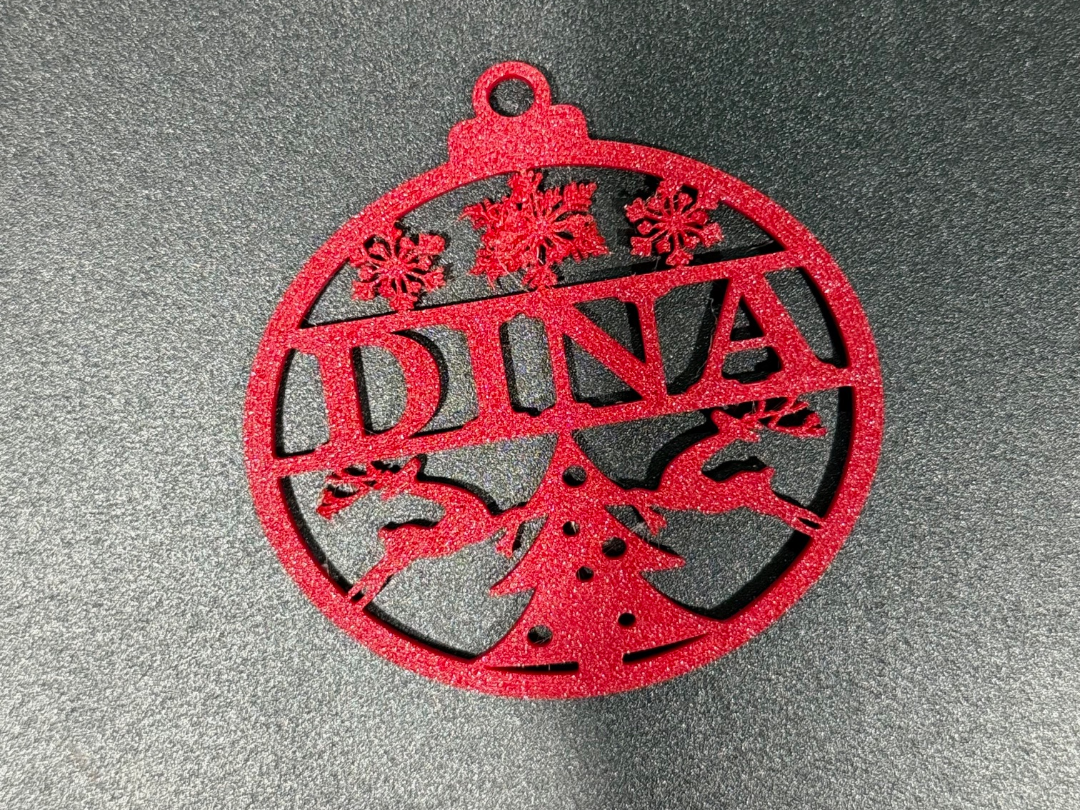 Christmas Ornament - Christmas Name Tag