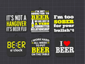 beer set 1 keychains / charms (free commercial)