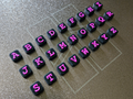 Buchstabenperlen ABC Vertikalloch