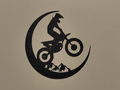enduro biker - wall art