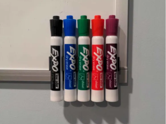 Magnetic Dry Erase Marker Holder