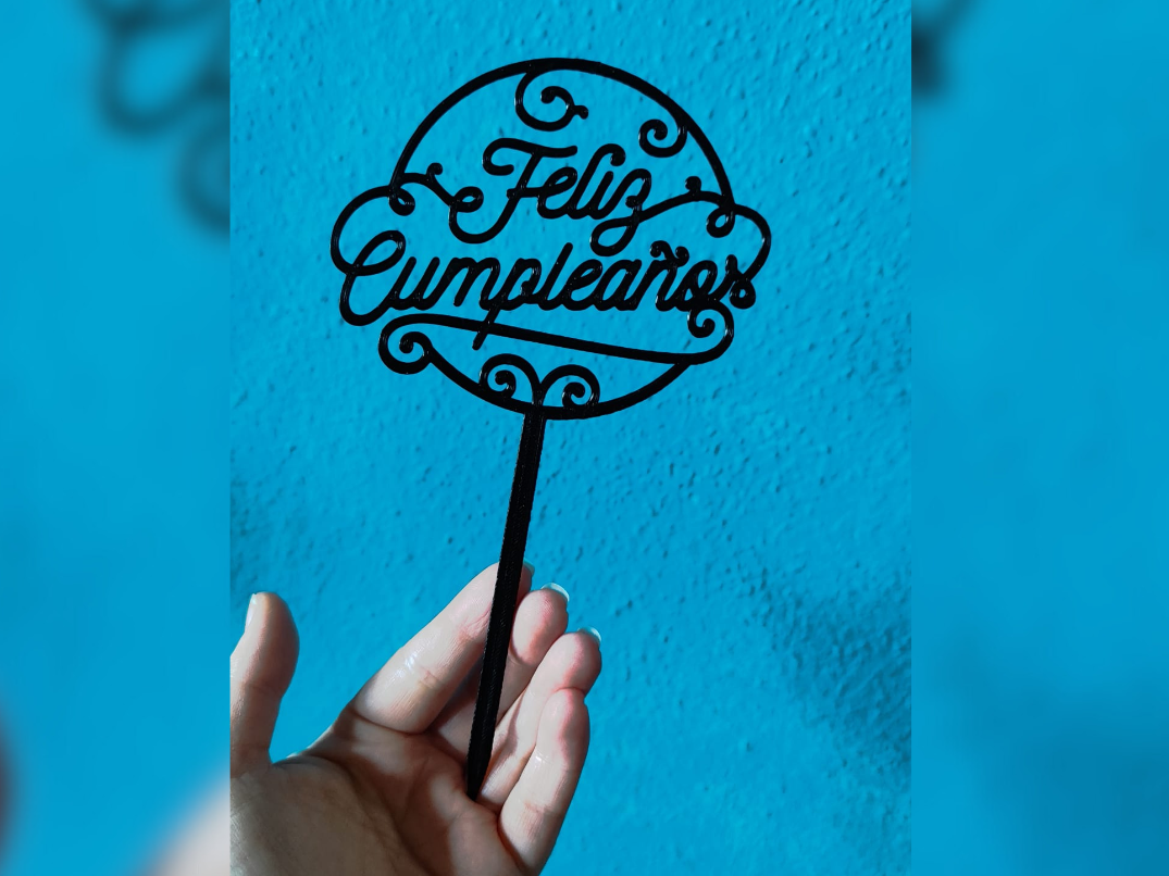 Topper Feliz Cumpleaños