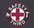 Safety Third Token - Painted