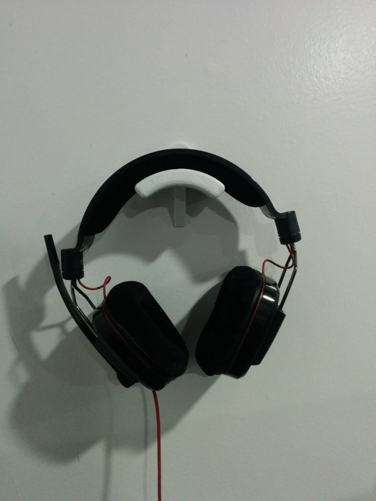 Wall-Mounted Headphone/Headset Holder