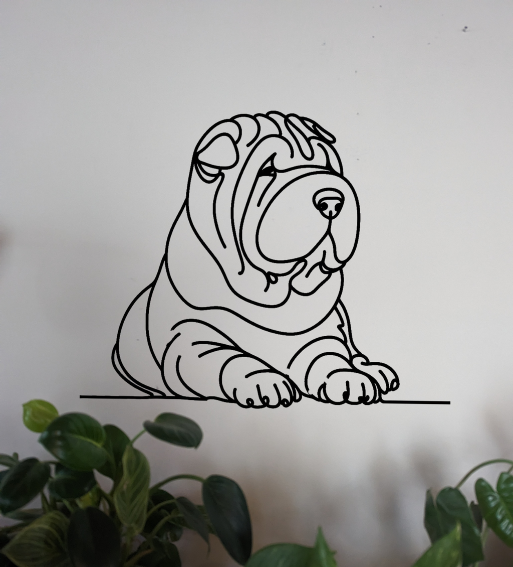Shar Pei Dog - Wall Art