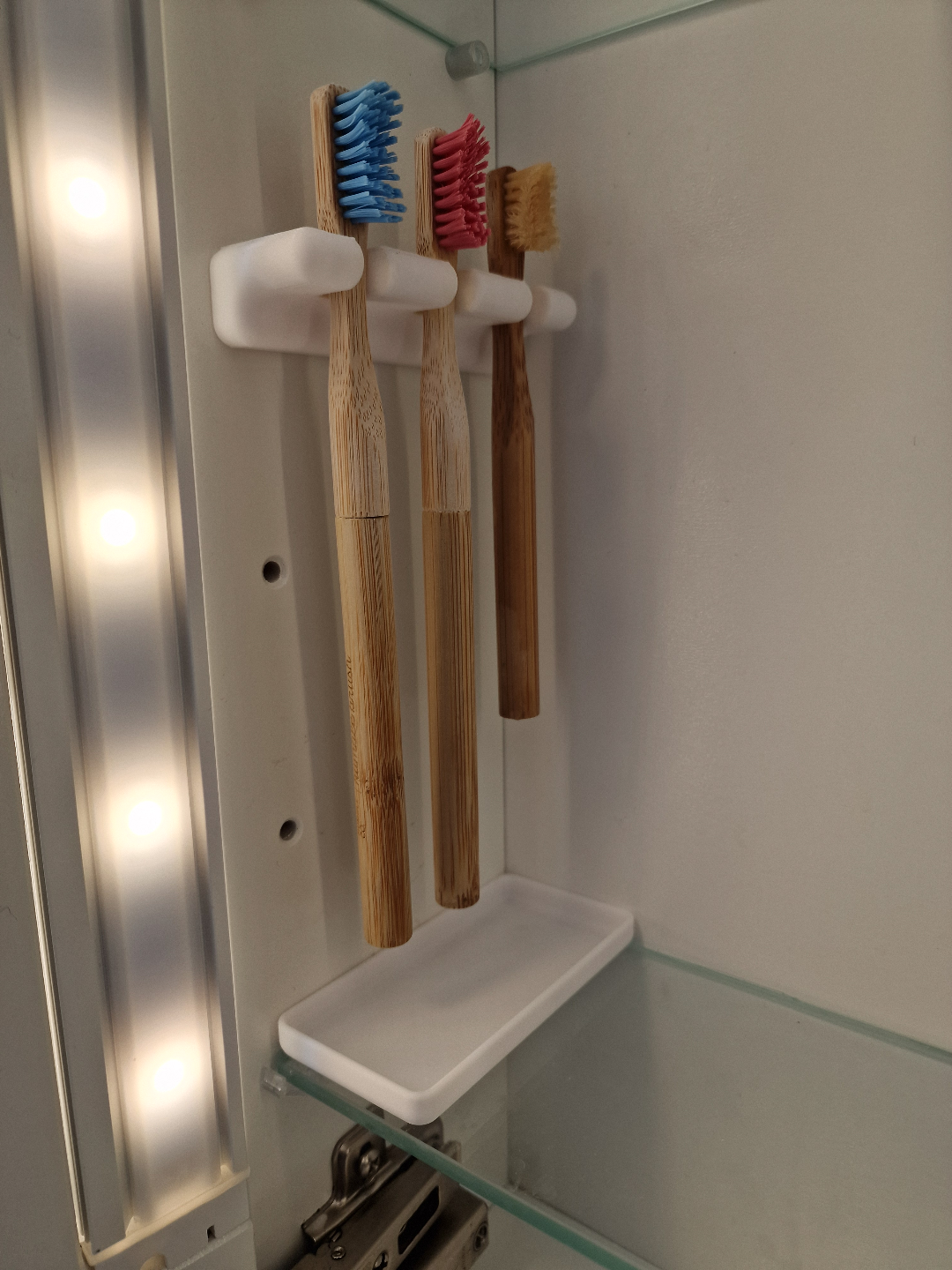 Toothbrushholder for Ikea mirror cabinet STORJORM