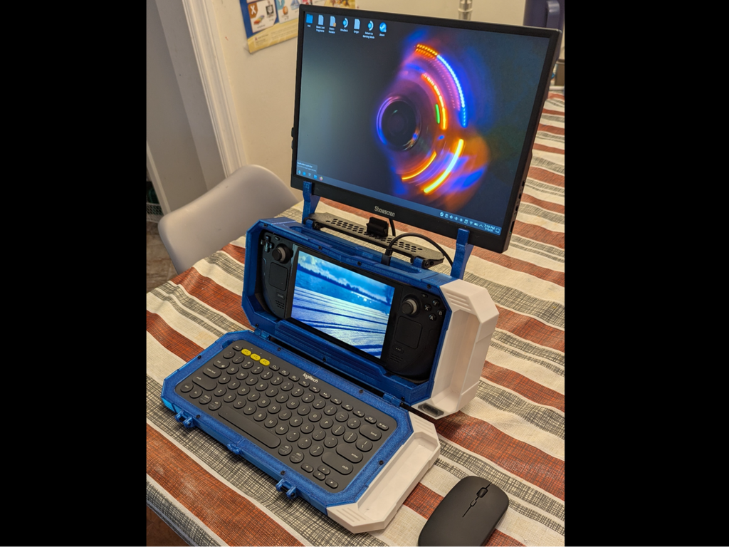 Portable Monitor Stand for Handheld Work/Play Case