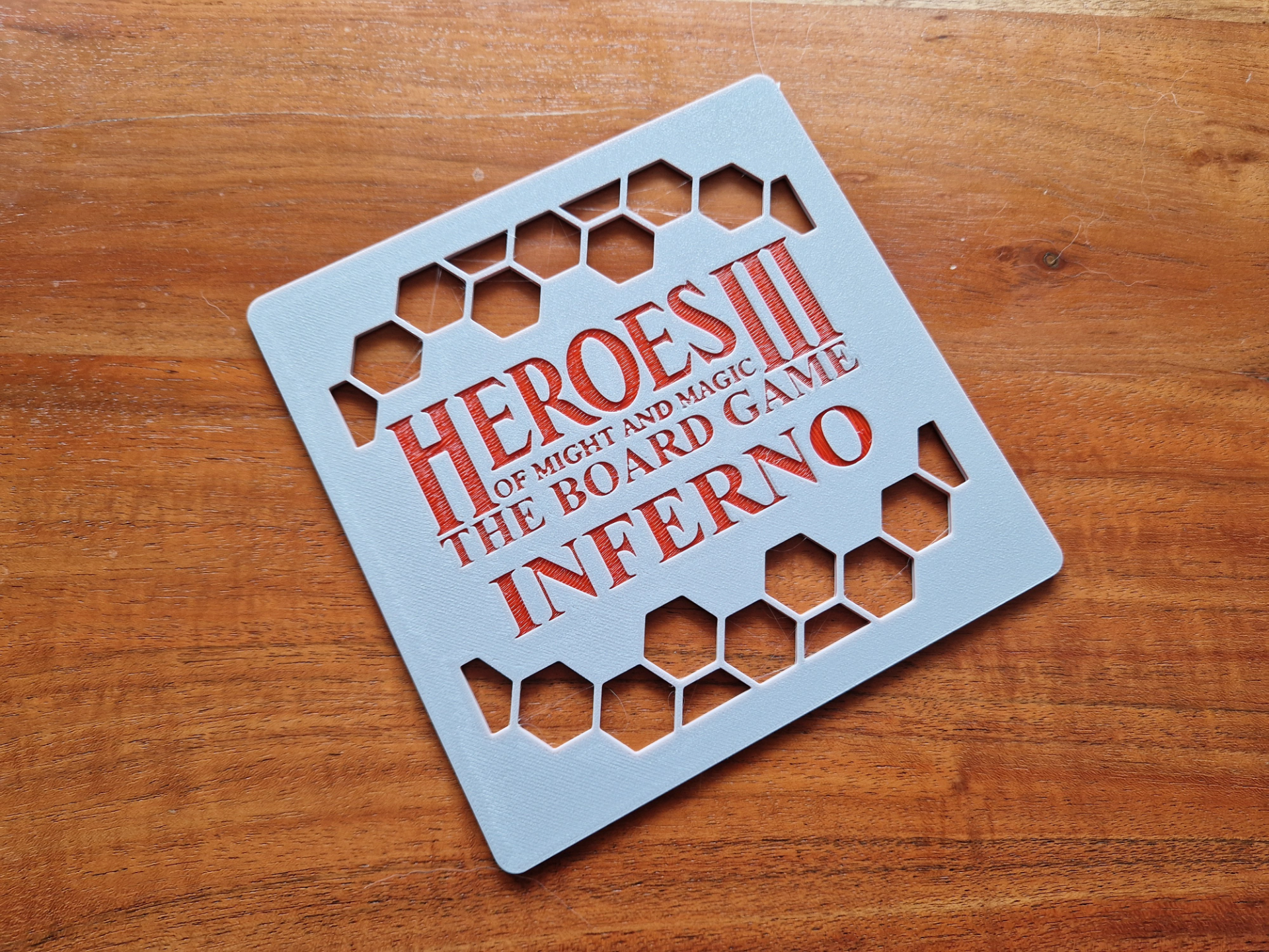 Inferno miniatures insert for Heroes 3 Board Game