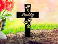 RIP Doggy - Customizable memorial cross for dogs