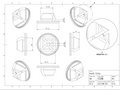Audi 80 b4 Bumper clip