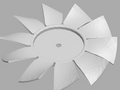 Fan blade for lymow spindle motor overheating
