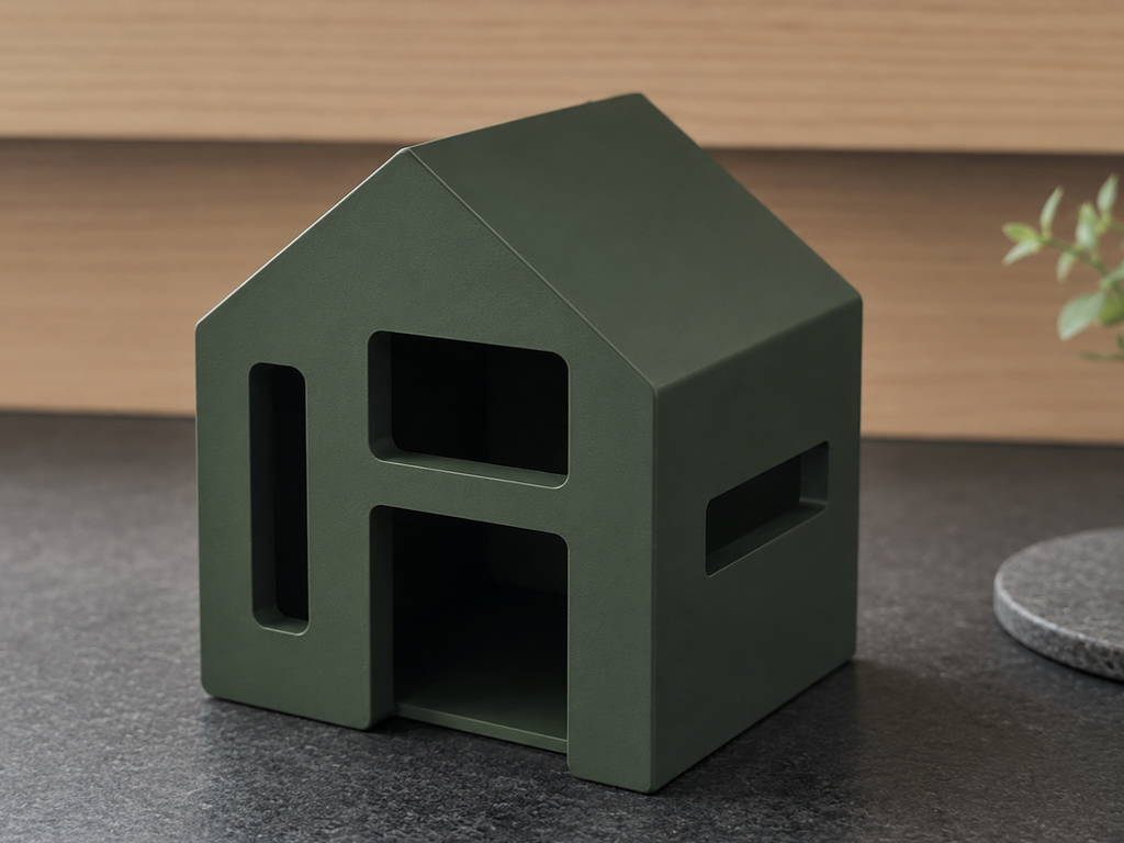 Modern Tiny House - Minimalist Architecture Model