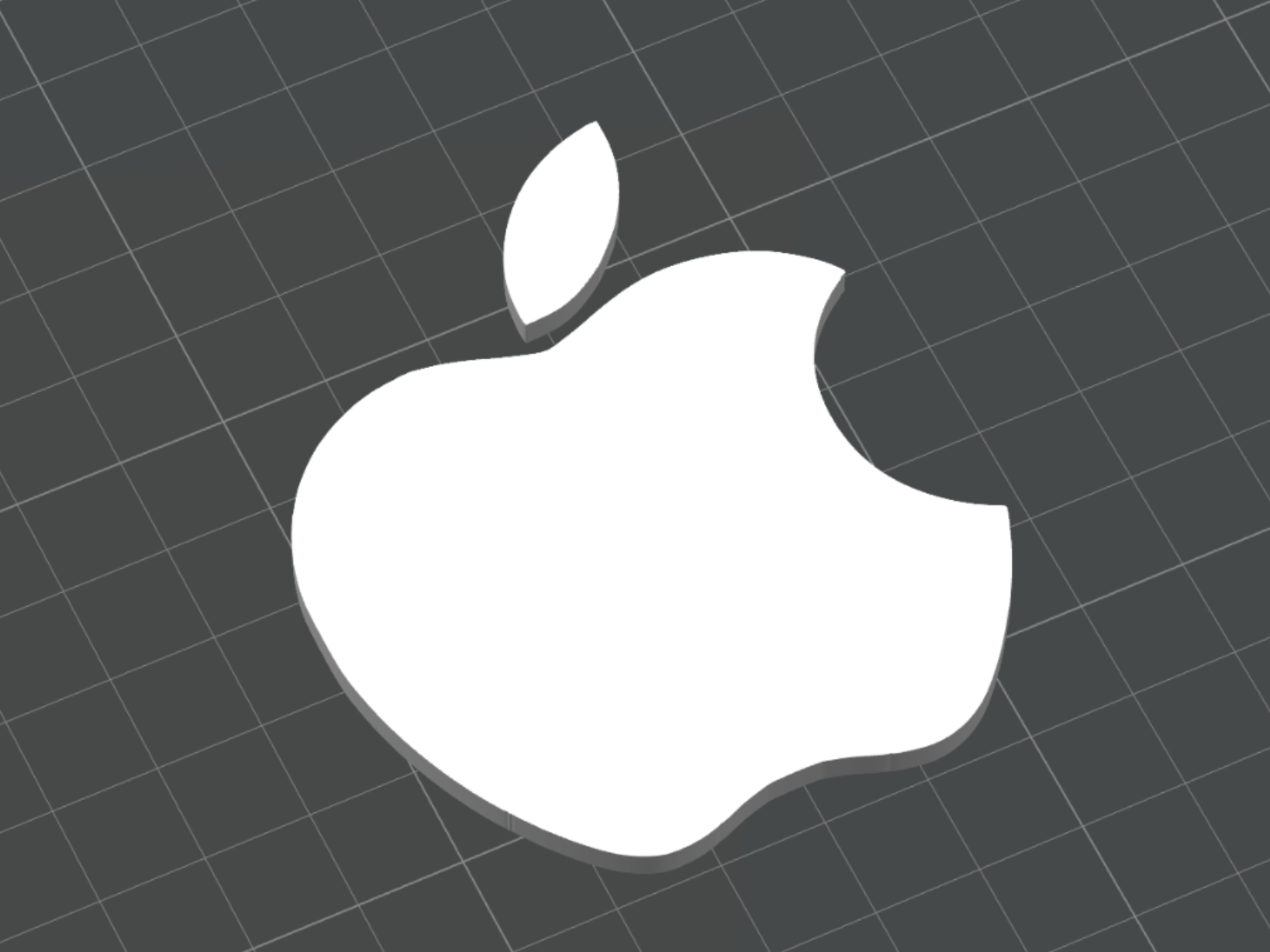 Apple Emblem Logo - Text-Free Design