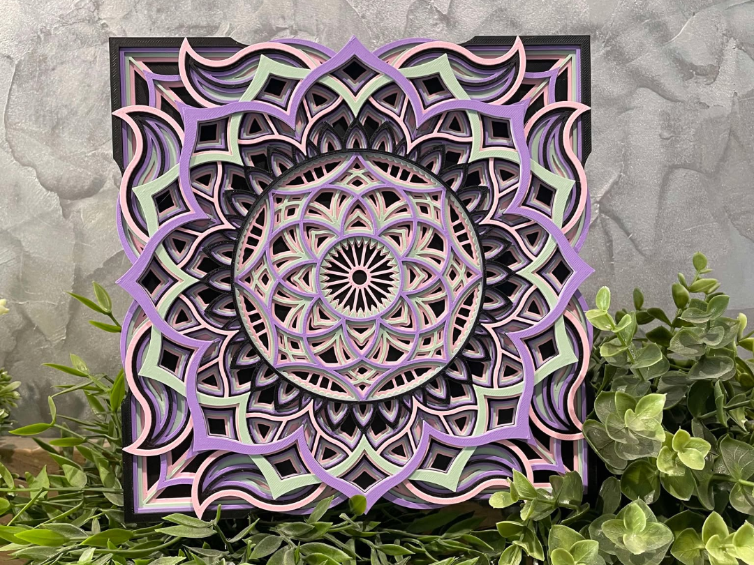 Customizable Layered Mandala