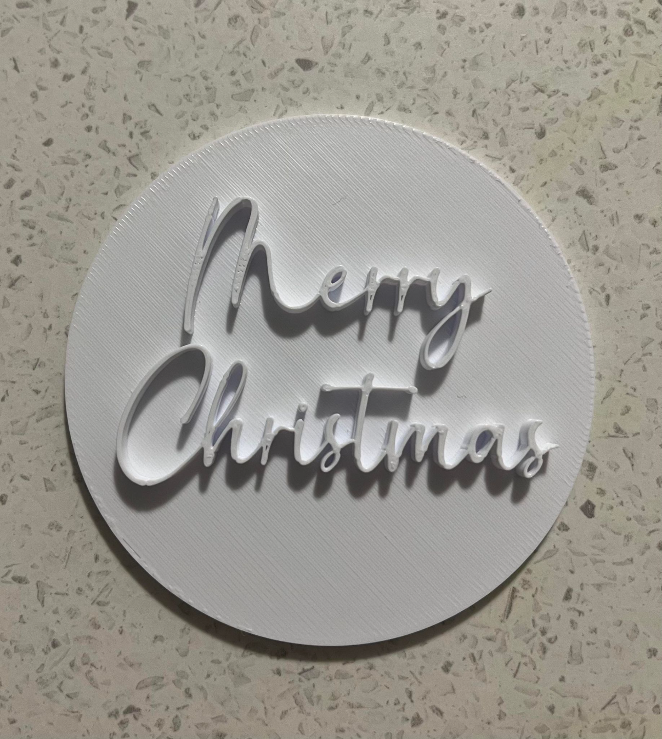 Merry Christmas cookie Stamp/debosser