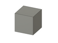 50 mm cube - basic shape
