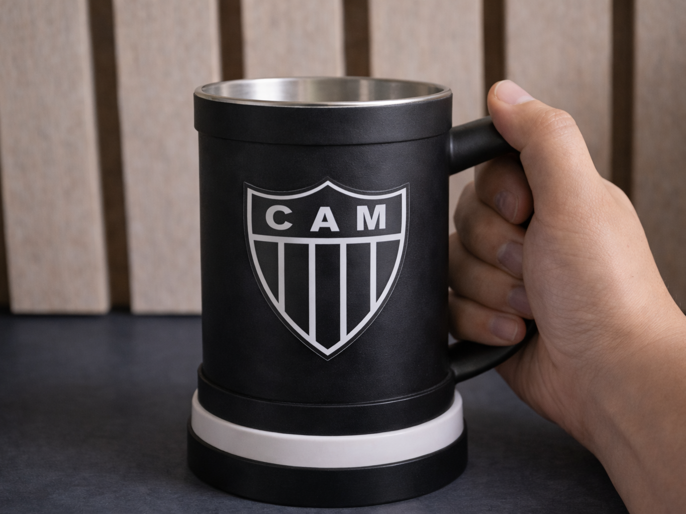 TAZA CHOPP CERVECERO 500 ML CLUBE ATLETICO MINEIRO