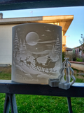 Lithophane Merry Christmas - greeting card Version 2