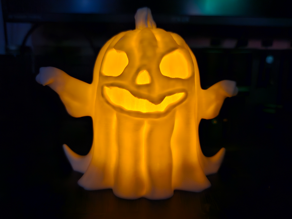 Pumpkin Ghost Lantern