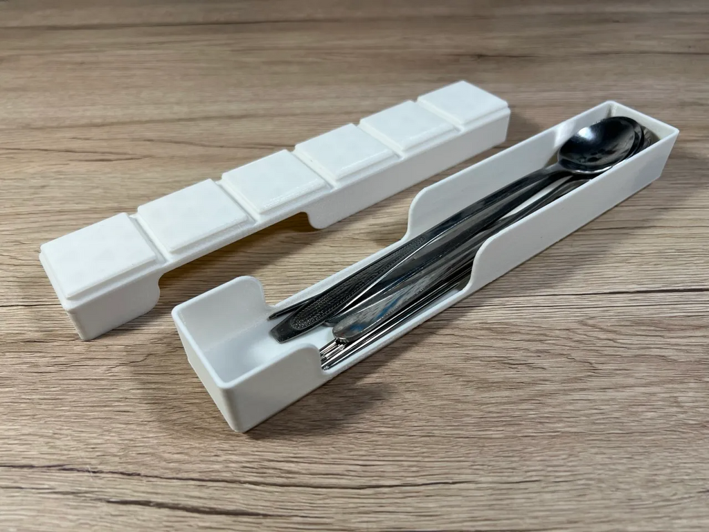 Gridfinity cutlery low profile bins