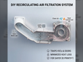 Recirculating air filtration system V3.0