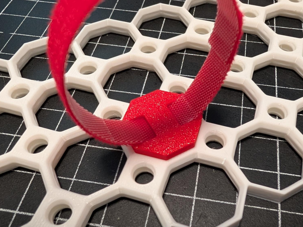 Hook and Loop or Zip Tie Suspension Clip