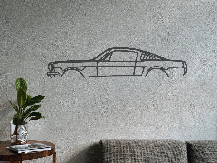 Mustang Fastback 1966 Classic Wall art