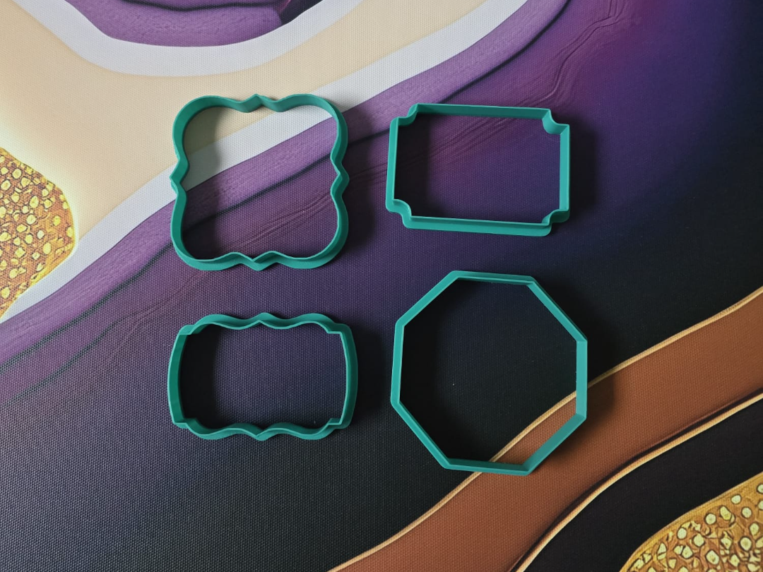 Shapes 4 Cookie Baking Cutter Tool Kitchen Frame