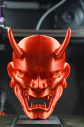 Demon mask ornaments