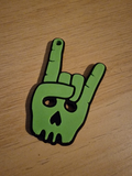 Rock on skull