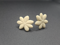 Flat Flower Earring
