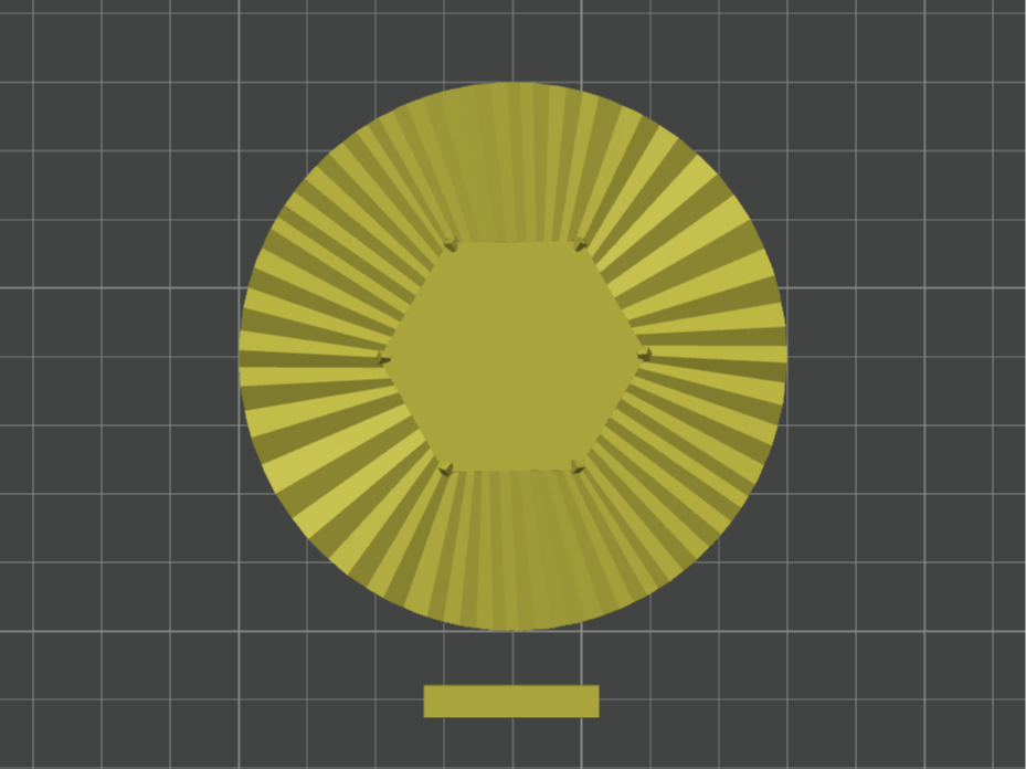 Blank Paris Olympic Medal