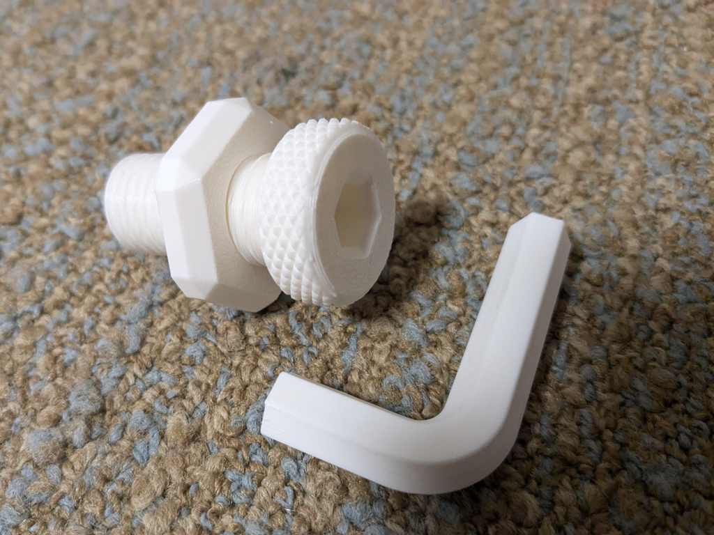 Nut and Bolt with Allen Key Fidget
