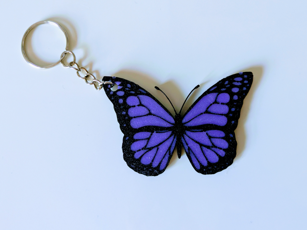 Butterfly keychain