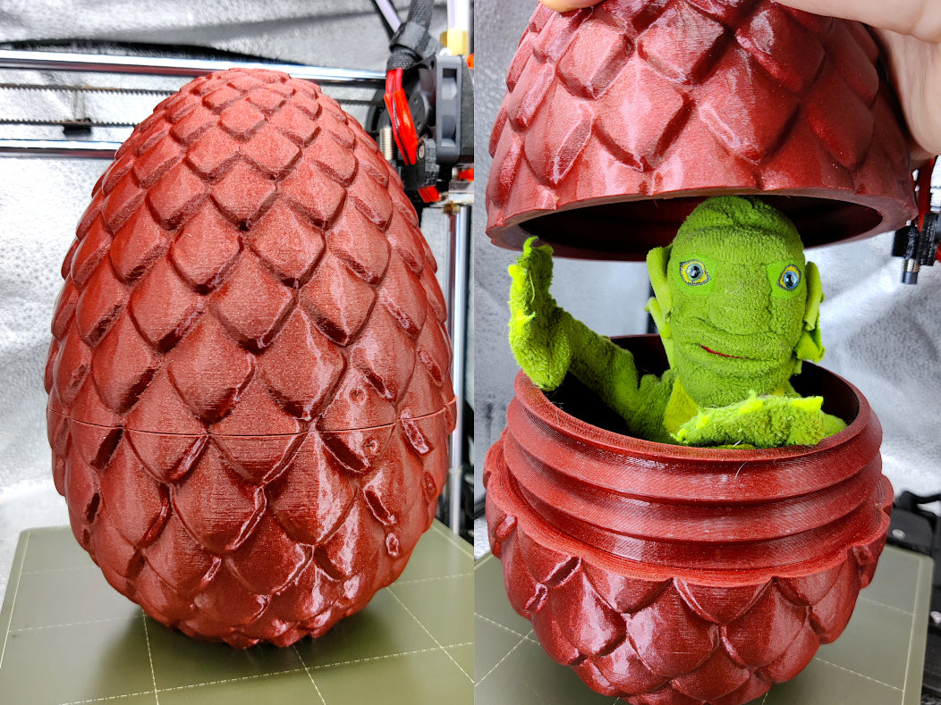 Extra Large Dragon Egg with Threads
