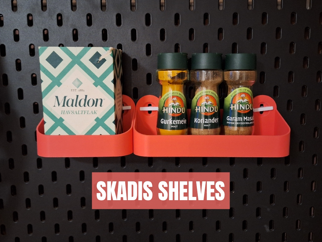 Skadis Shelves - T Clips